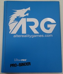 ARG Ultra Pro Pro-Binder-Light Blue w/ White Logo